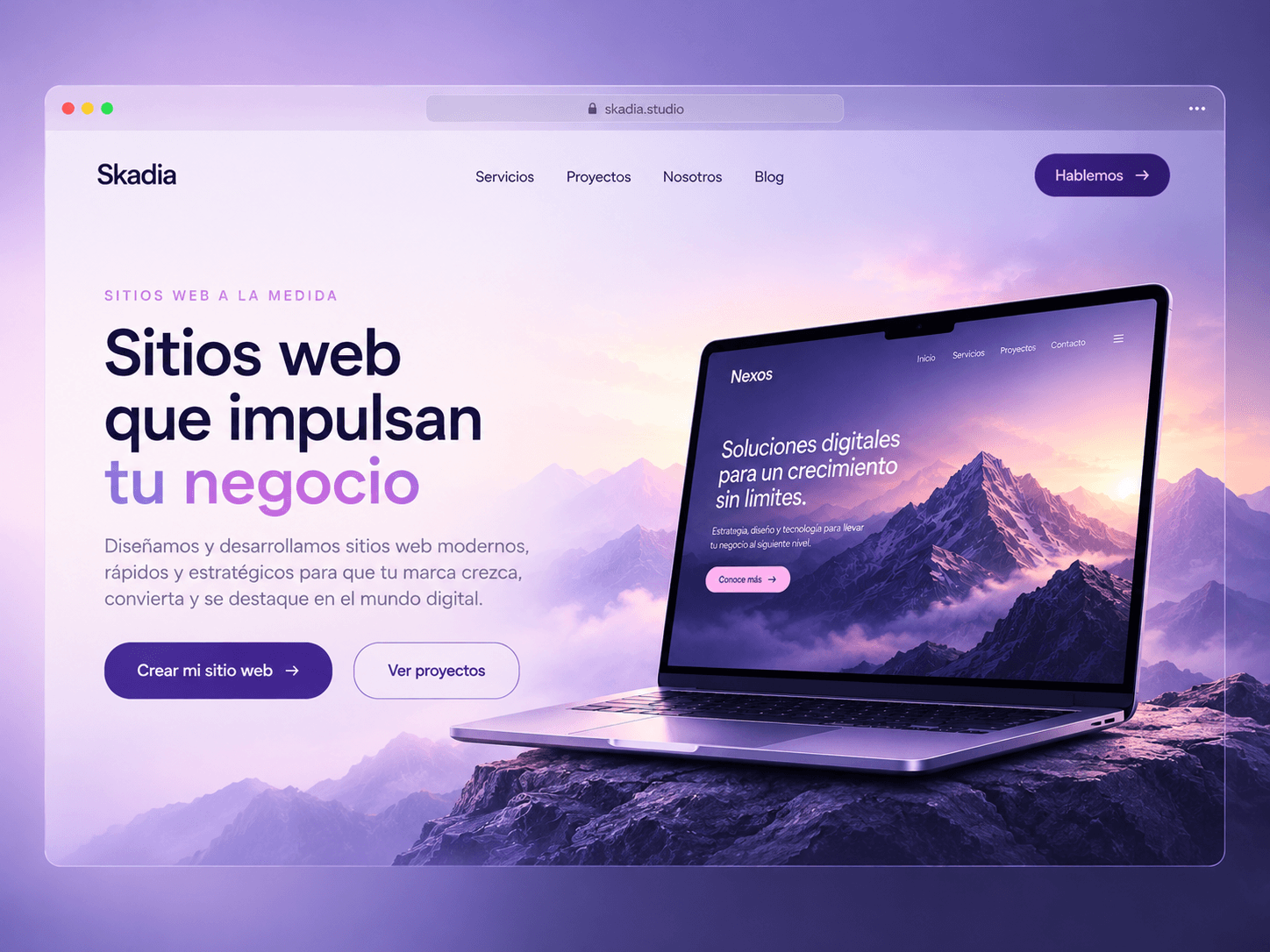 Vista previa de Sitios web